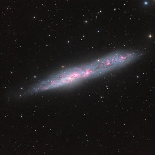 NGC 55 als Ha-LRGB