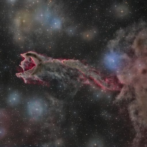 Kometare Globule CG4 – „Die Hand Gottes“